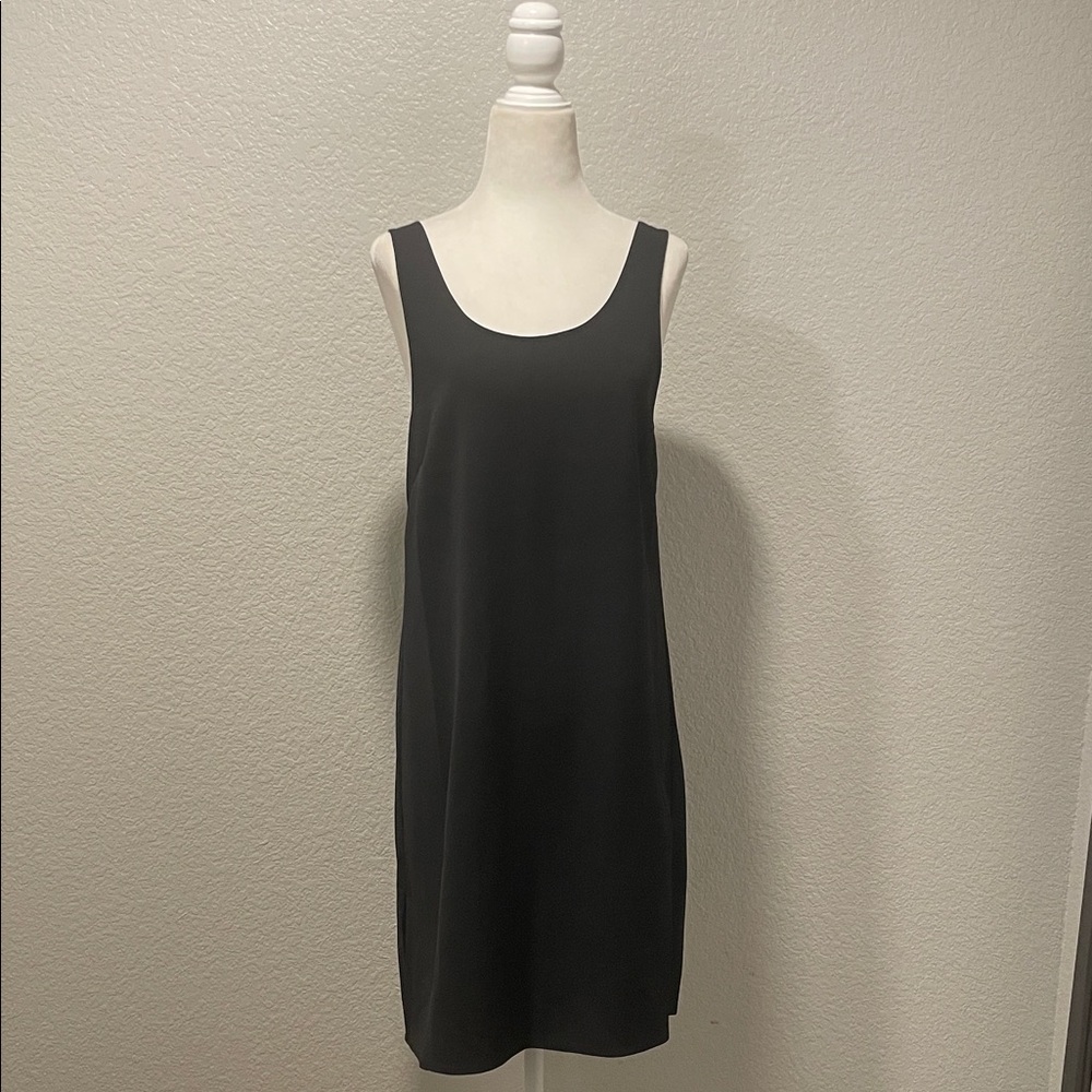 Thakoon Designer Black Dress 
Black Tank Dress with Side Slits
Size Medium